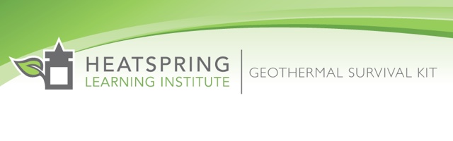 HeatSpring's Geothermal Survival Kit - 2011