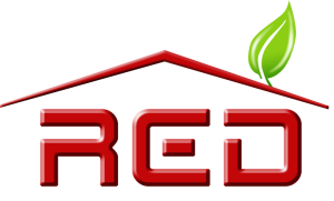 RED logo roof and leaf only transparent background