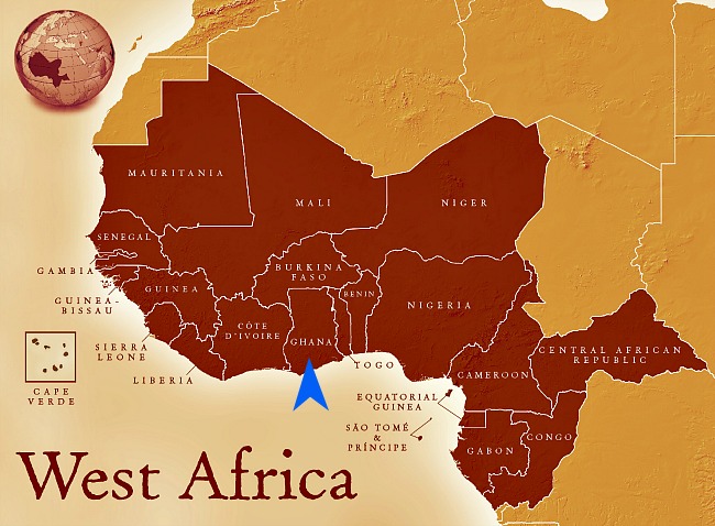 ghana-in-west-africa-map