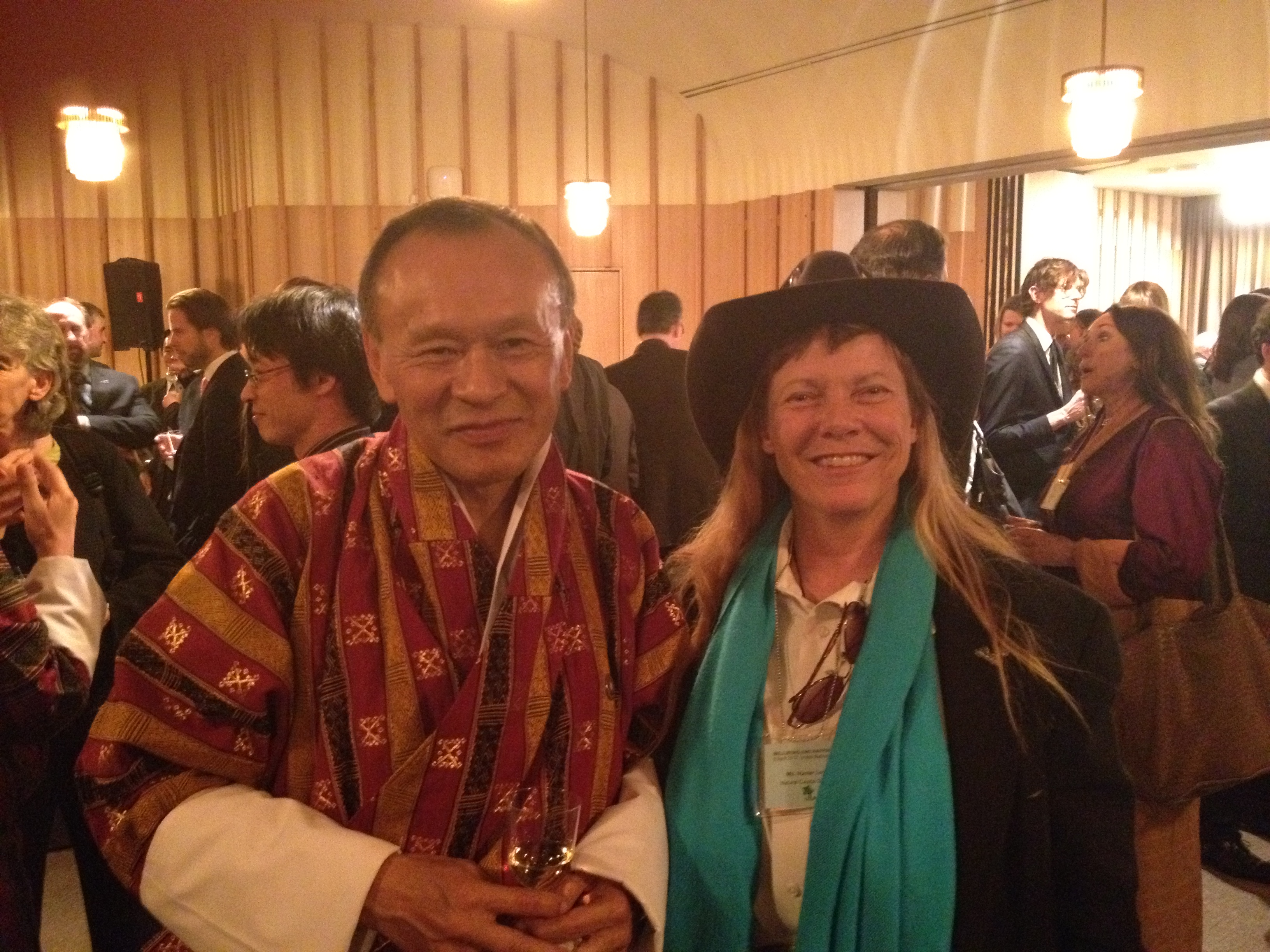 Hunter Lovins with His Excellency, Jigmi Thinley, the Bhutanese Prime Minister