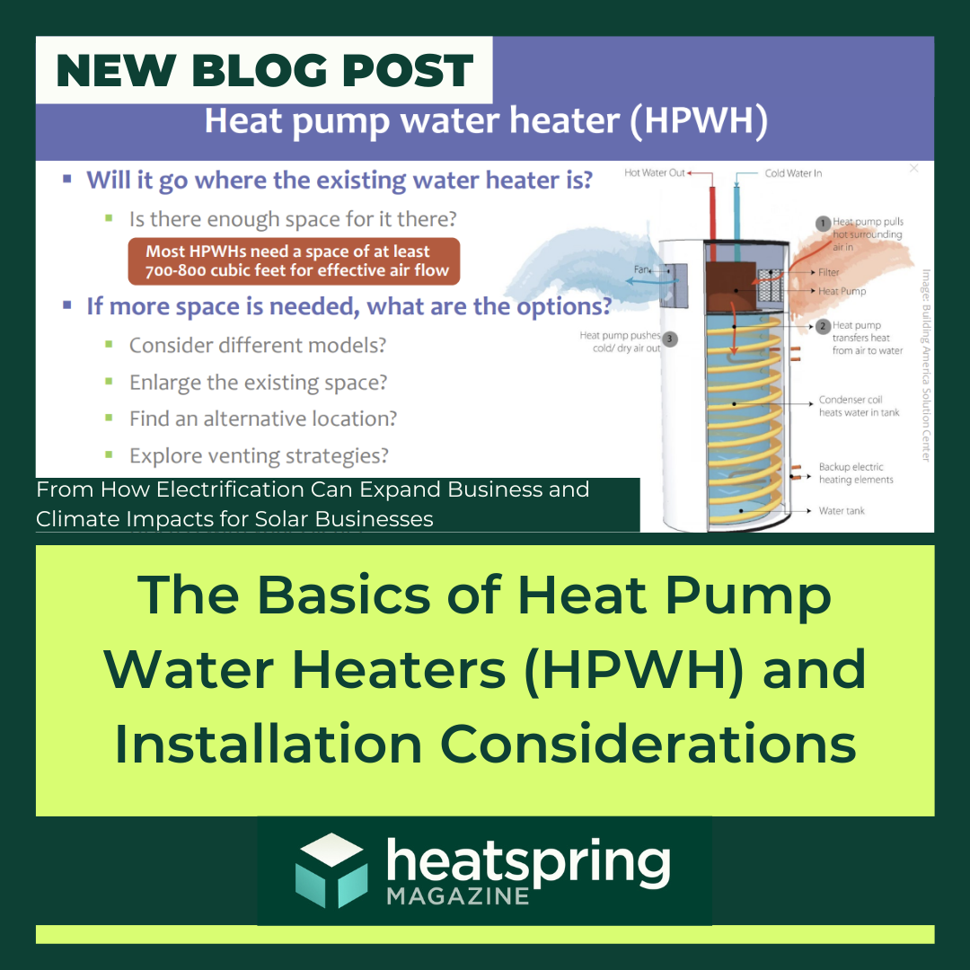 Heat Pump Water Heaters: Pros and Cons