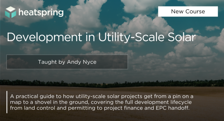 Utility Scale Solar Routine Maintenance New Course: Development in Utility-Scale Solar - HeatSpring Magazine
